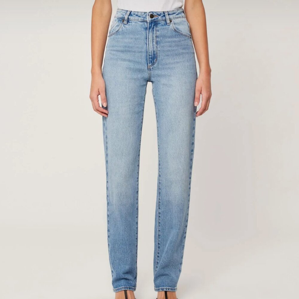 ROLLA's Super High Rise Relaxed Straight Leg Jeans